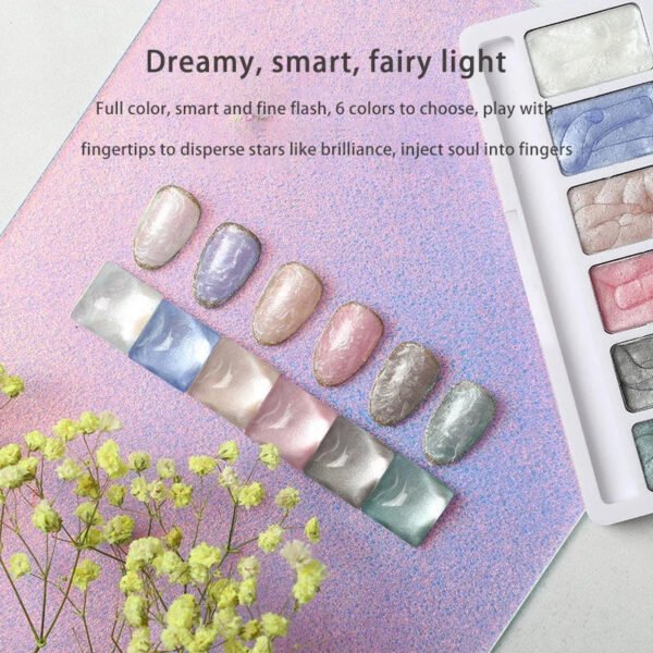 16 Colors Color Solid Canned Nail Polish Gel