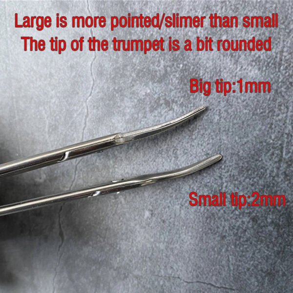 Stainless Steel Curved Tip Thin Blade Cuticle Scissors