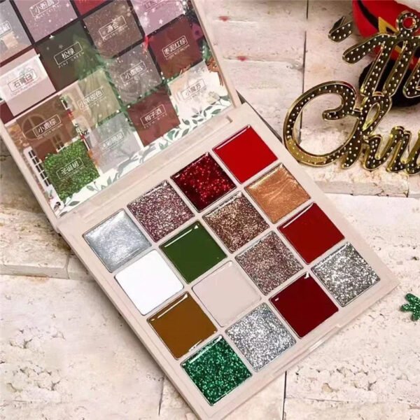 Solid Nail Gel Palette Kit (16 Colors)